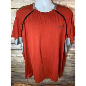 The North Face Paramount Tech Short Sleeve Shirt – Men’s 2XL – Red & Silver